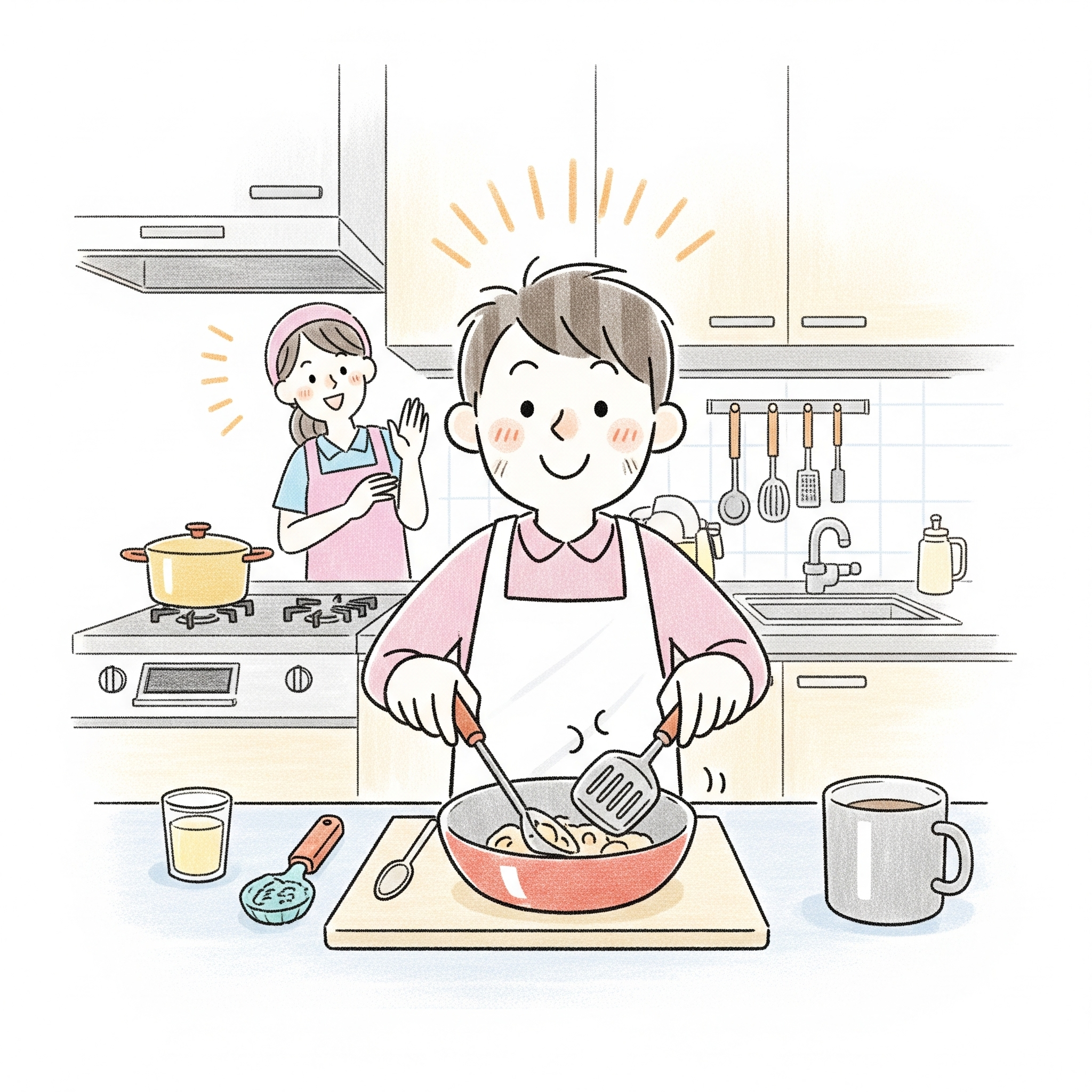 An icon showing a chart with upward growth, representing long-term success.
